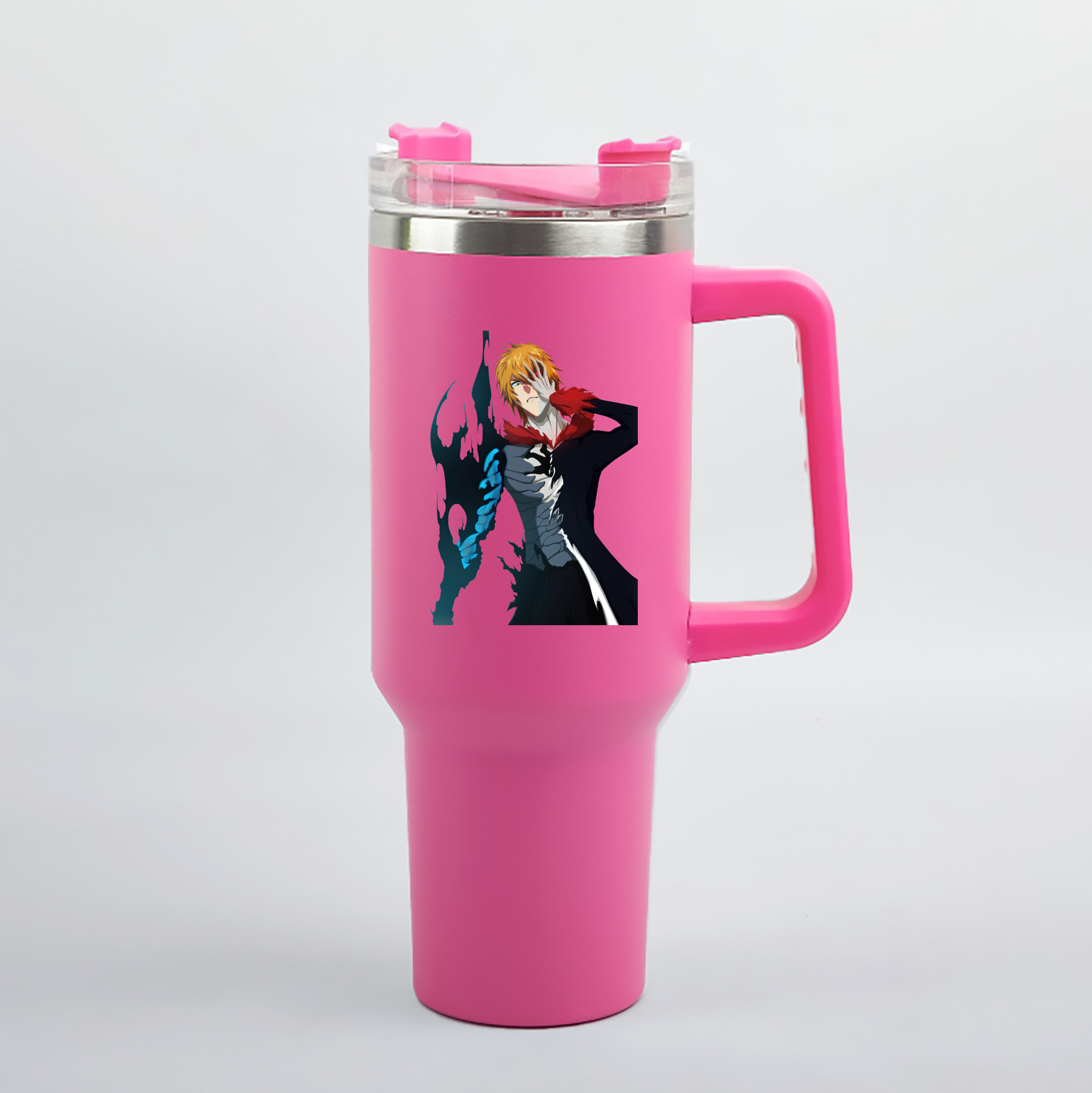 （画像用） ブリーチ 黒崎一護（くろさき いちご）BLEACH Kurosaki Ichigo 1200mL車用タンブラー（カラープリント）